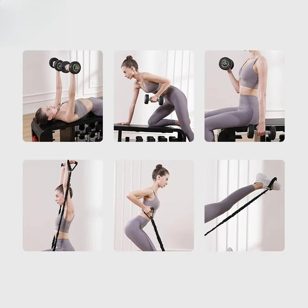 Compact Dumbbell Storage & Weight Bench