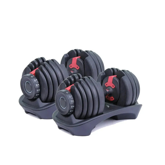 Pro Adjustable Dial Dumbbell Set (24 kg)