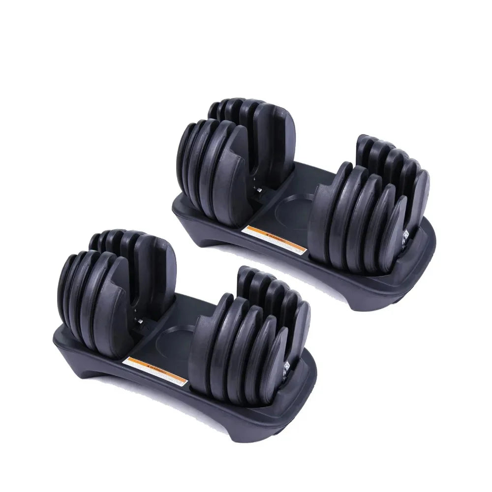 Pro Adjustable Dial Dumbbell Set (24 kg)