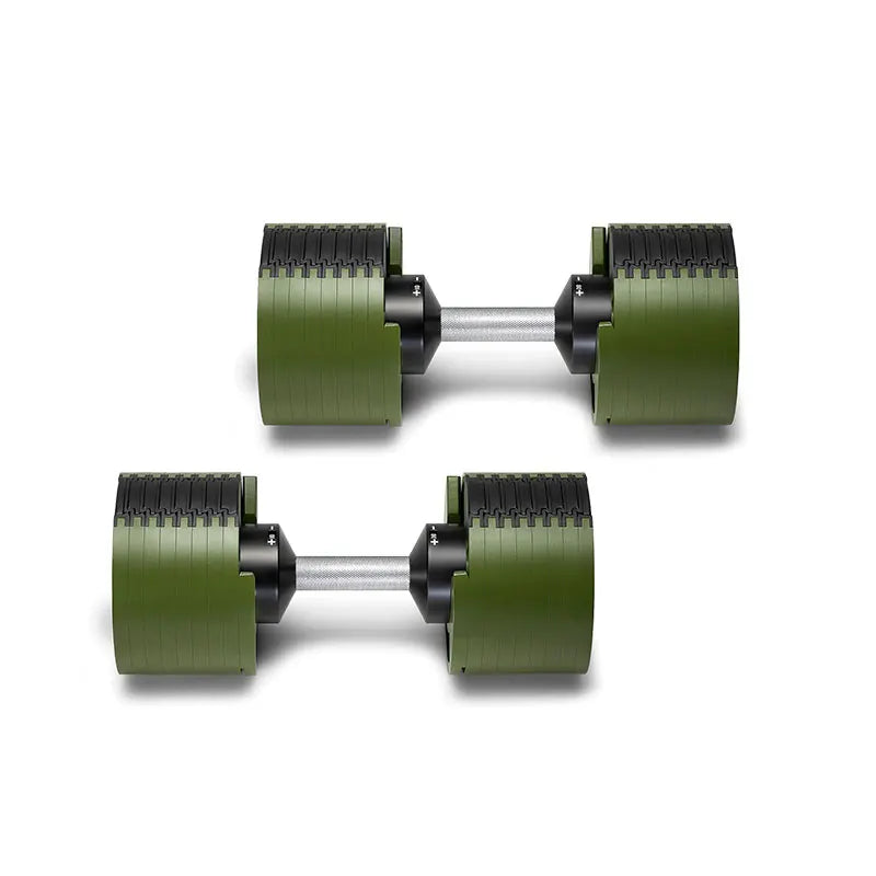 Multi-Color Pro Adjustable Dumbbell Set (110 lbs)