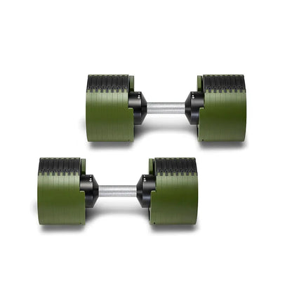 Multi-Color Pro Adjustable Dumbbell Set (110 lbs)