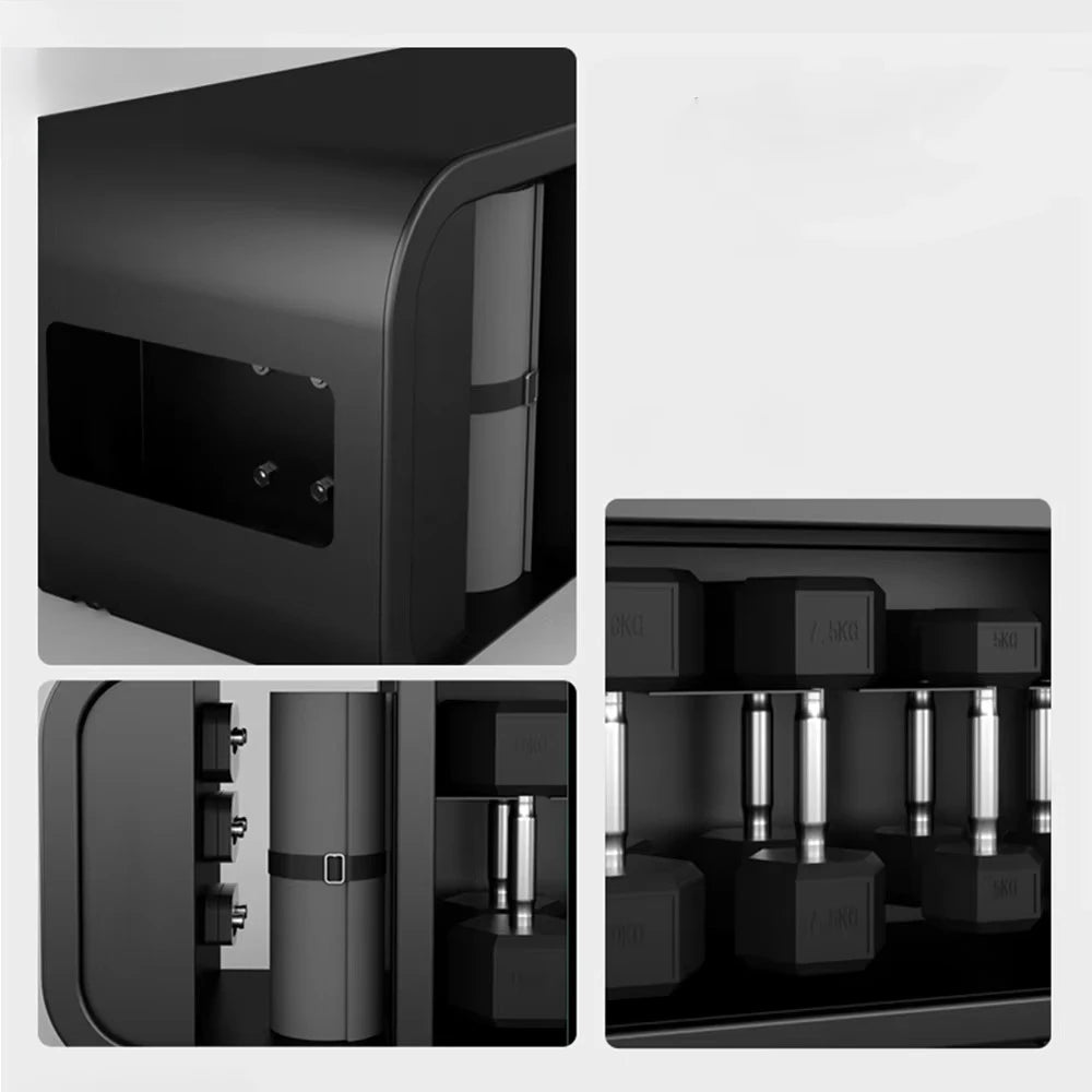 Compact Dumbbell Storage & Weight Bench