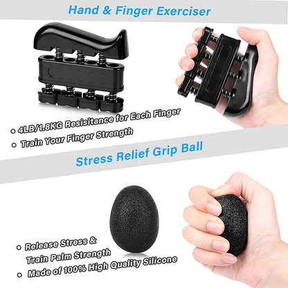 Adjustable Hand Grip Strengthener Kit (5-60 kg)