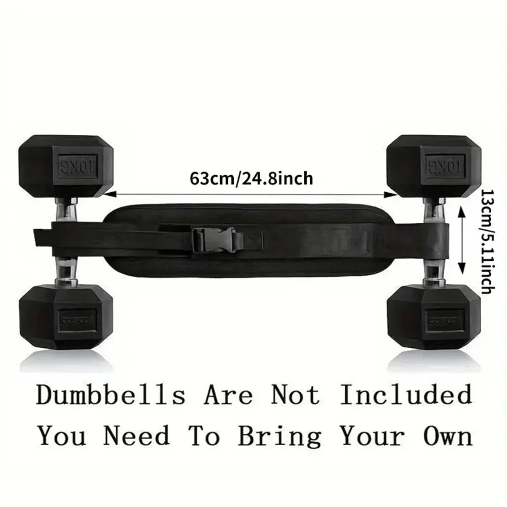 Adjustable Hip Thrust Belt for Dumbbells