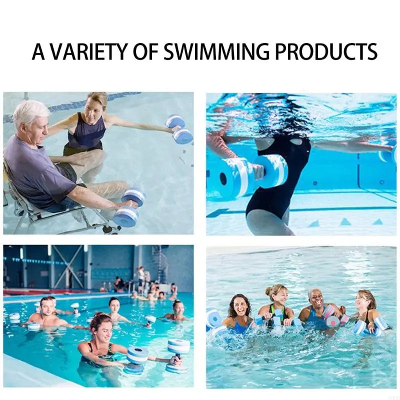 Premium EVA Aquatic Floating Dumbbells