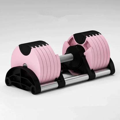 Multi-Color Pro Adjustable Dumbbell Set (110 lbs)