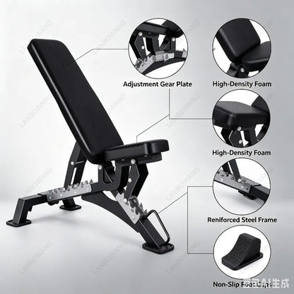 Multifunctional Adjustable Weight Bench