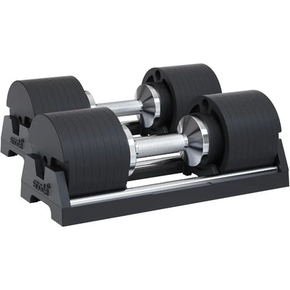Compact Double Safety Lock Dumbbell Bar