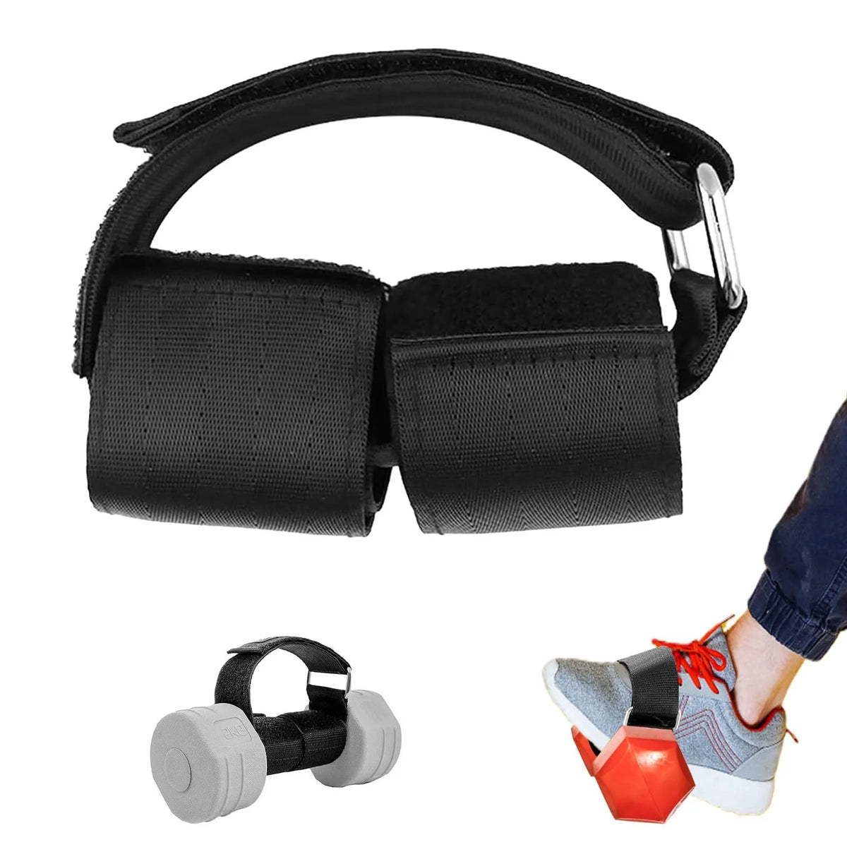 Adjustable Ankle Straps for Dumbbell Workouts