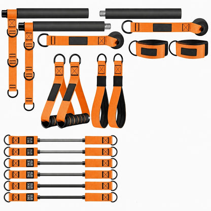 Portable Pilates Bar Kit with Resistance Bands