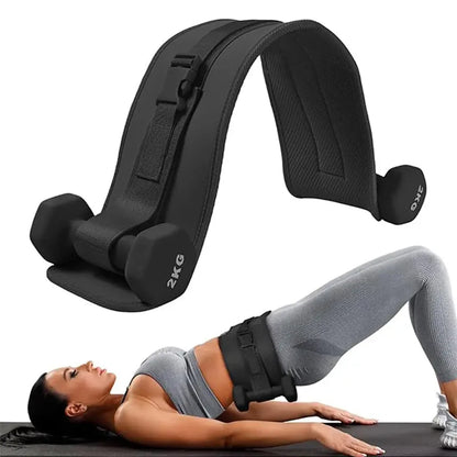 Adjustable Hip Thrust Belt for Dumbbells