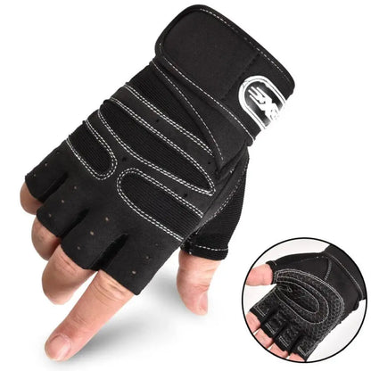 Breathable Gym Gloves with Wrist Support