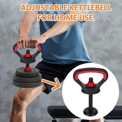 Adjustable Kettlebell Handle for Dumbbell Plates