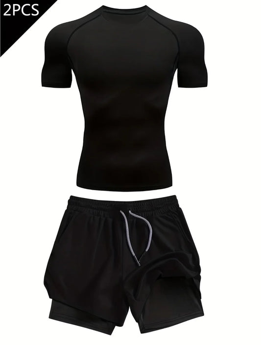 Men's 2-Piece Athletic Performance Workout Set
