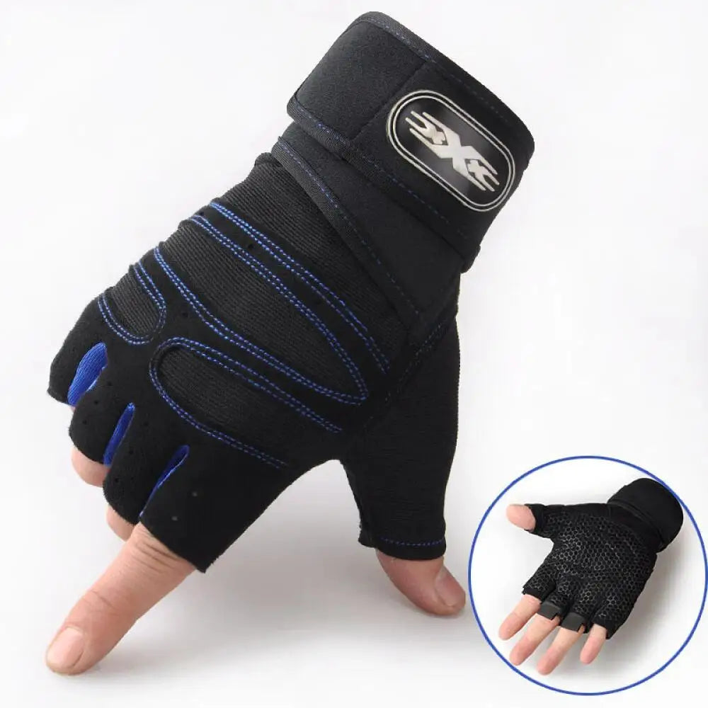 Breathable Gym Gloves with Wrist Support