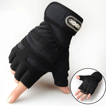 Breathable Gym Gloves with Wrist Support