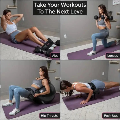 Adjustable Hip Thrust Belt for Dumbbells