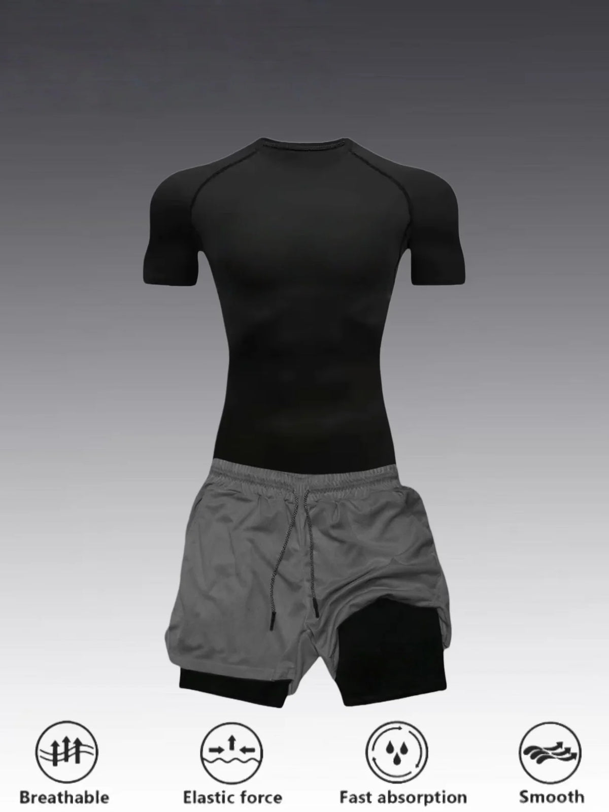 Men's 2-Piece Athletic Performance Workout Set