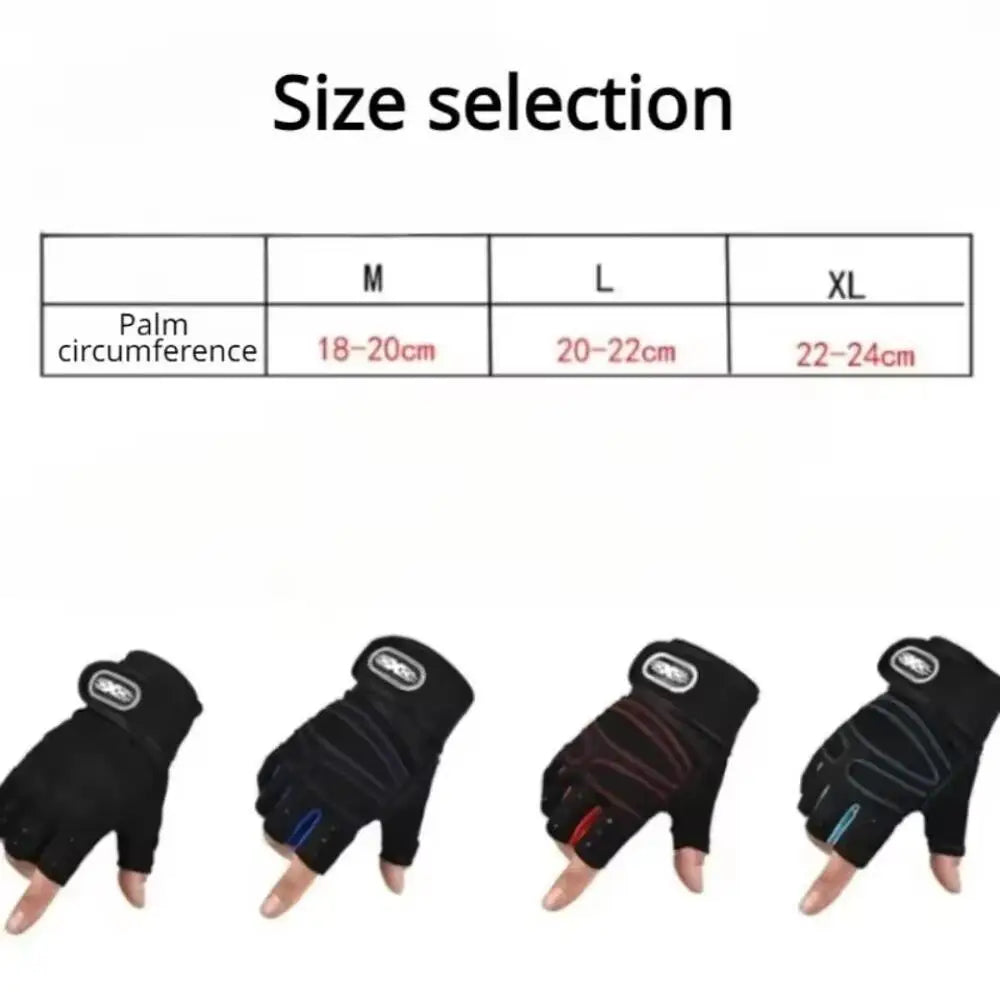 Breathable Gym Gloves with Wrist Support
