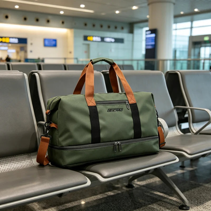 Large Capacity Waterproof Gym Duffle Bag