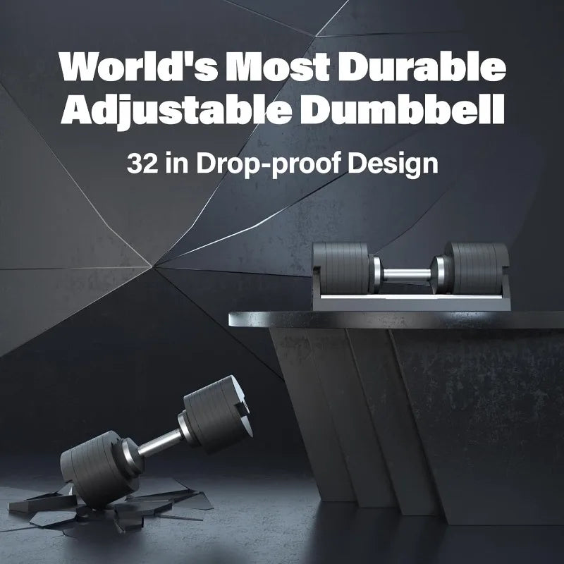 Compact Double Safety Lock Dumbbell Bar