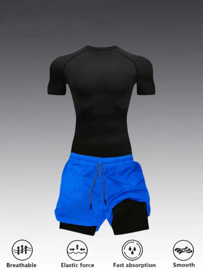 Men's 2-Piece Athletic Performance Workout Set