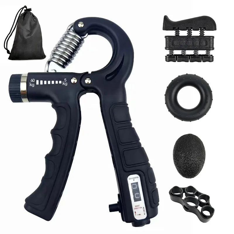Adjustable Hand Grip Strengthener Kit (5-60 kg)