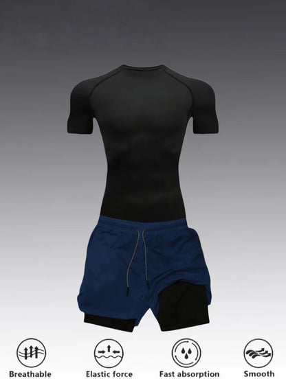 Men's 2-Piece Athletic Performance Workout Set