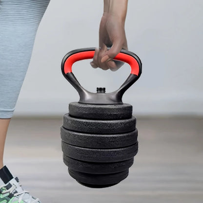 Adjustable Kettlebell Handle for Dumbbell Plates