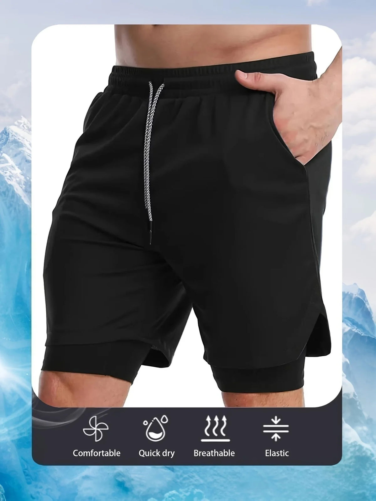 Men's 2-Piece Athletic Performance Workout Set