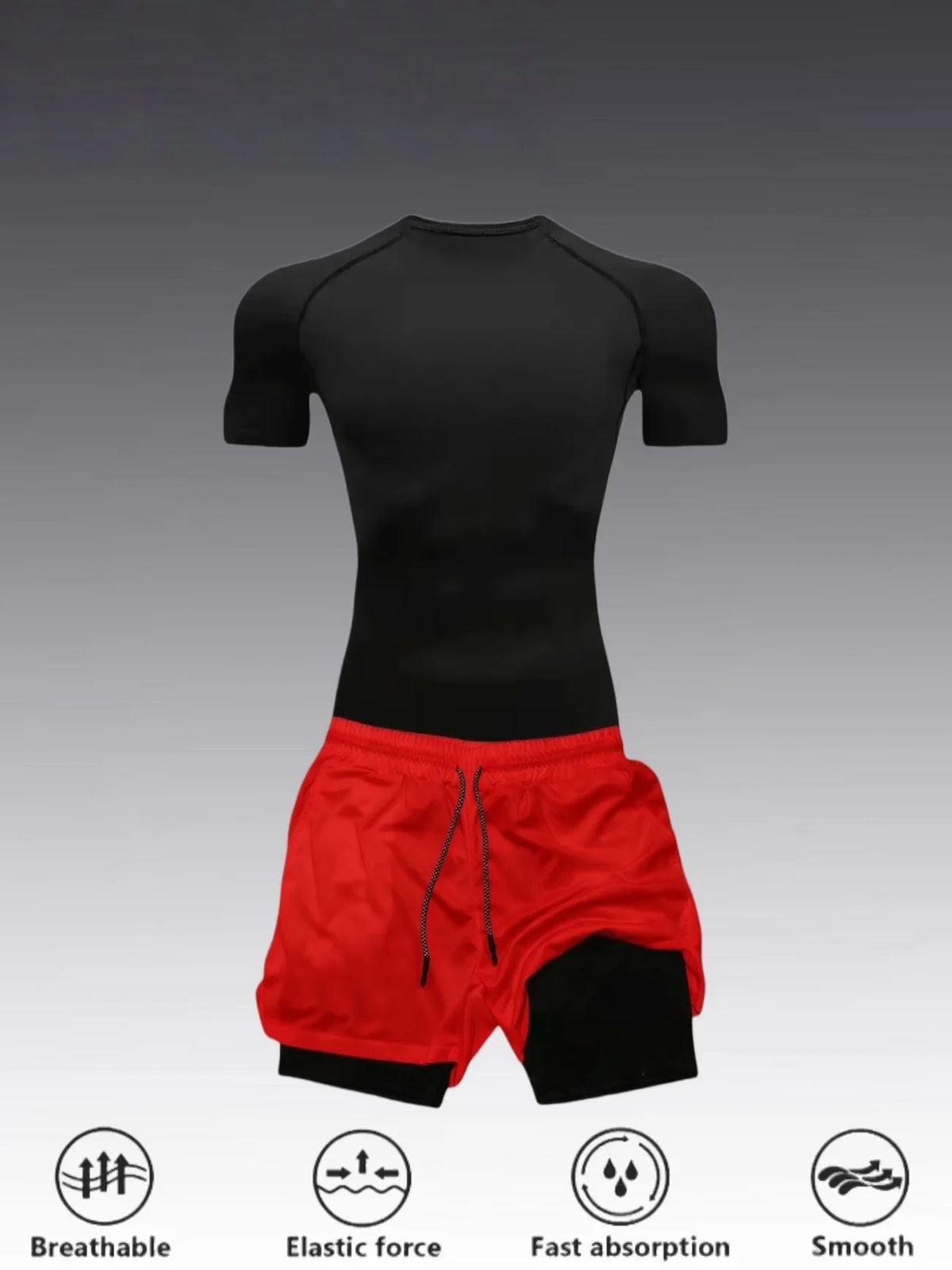 Men's 2-Piece Athletic Performance Workout Set