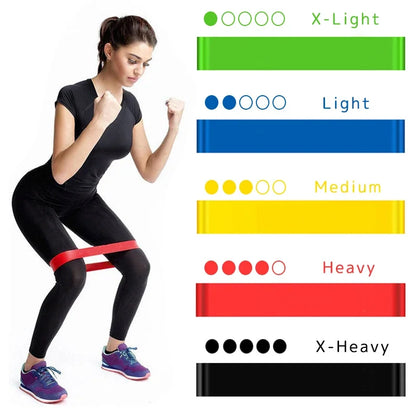 Premium Elastic Fitness Resistance Bands Set